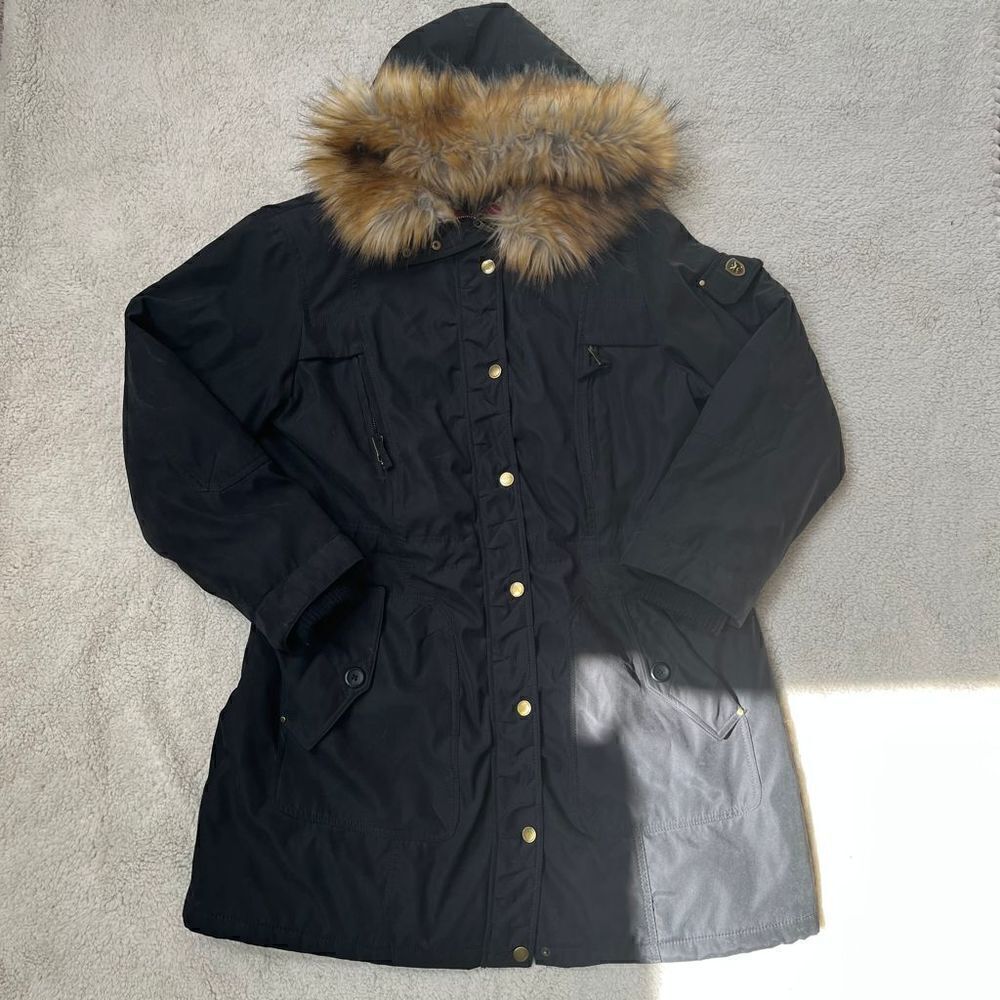 1 Madison Black Expedition Heritage Collection Parka, Size XL
